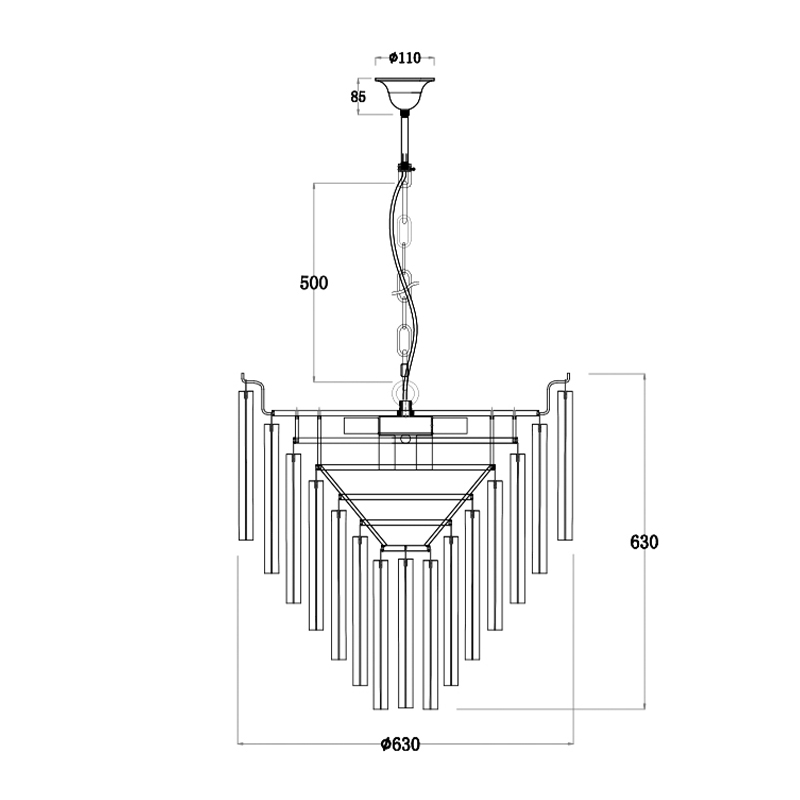 Люстра Eichholtz Chandelier Nova Chrome Люстра Eichholtz Chandelier Nova Chrome в Орле