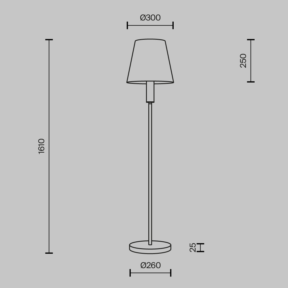 Напольный светильник Lira E27 в Орле