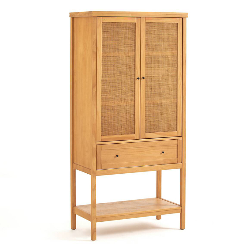 Шкаф Niels Wicker Cupboard 2 Doors Светлый дуб Шкаф Niels Wicker Cupboard 2 Doors Светлый дуб в Орле | Loft Concept