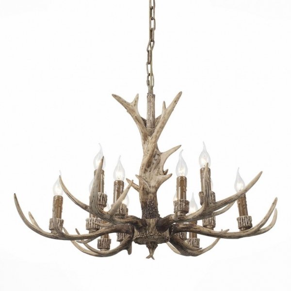 Люстра Hornland Chandelier 12 Коричневый в Орле | Loft Concept 