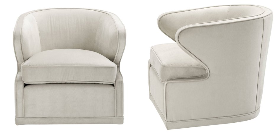 Кресло Eichholtz Chair Dorset Pebble Grey Кресло Eichholtz Chair Dorset Pebble Grey - Loft-Concept в Орле