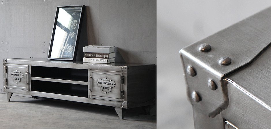 TV-тумба Loft Safe с полками TV-тумба Loft Safe с полками - Loft-Concept в Орле
