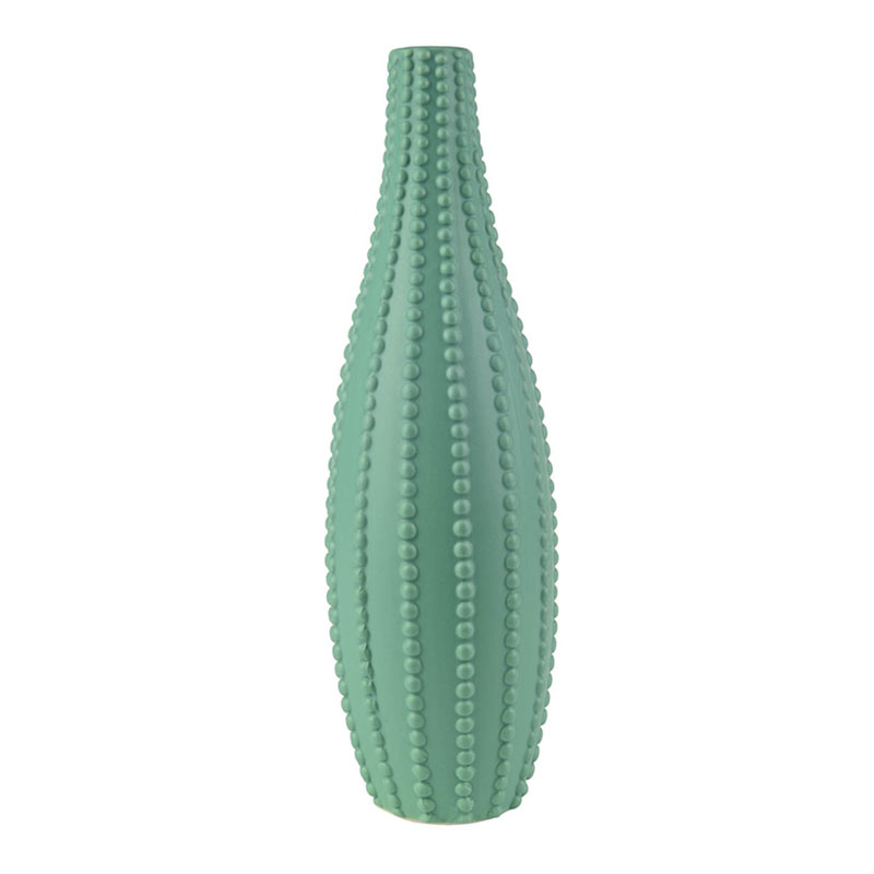 Ваза Ribbed Vase Narrow Throat turquoise 34 Бирюзовый Ваза Ribbed Vase Narrow Throat turquoise 34 Бирюзовый в Орле | Loft Concept