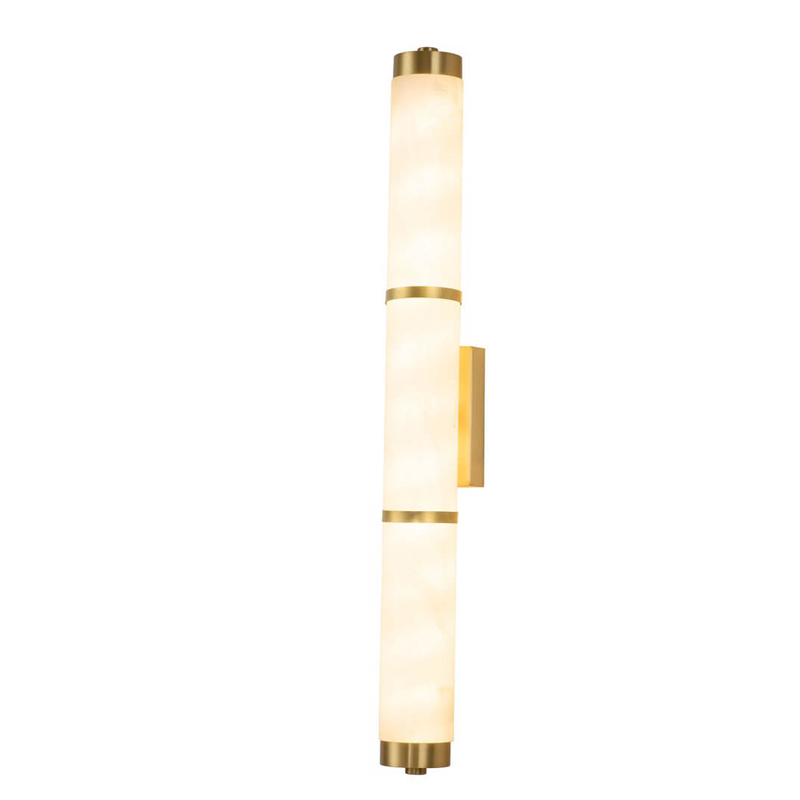 Бра Melba White Marble Wall Lamp Латунь Белый в Орле | Loft Concept 