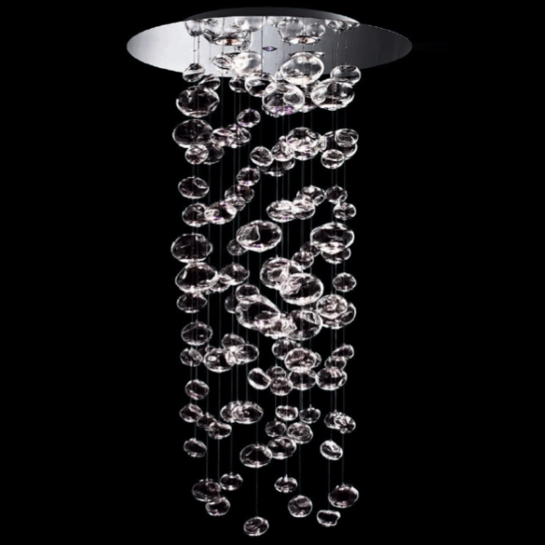 Люстра Murano Bubble Glass Chandelier Suspension Хром Люстра Murano Bubble Glass Chandelier Suspension Хром в Орле | Loft Concept