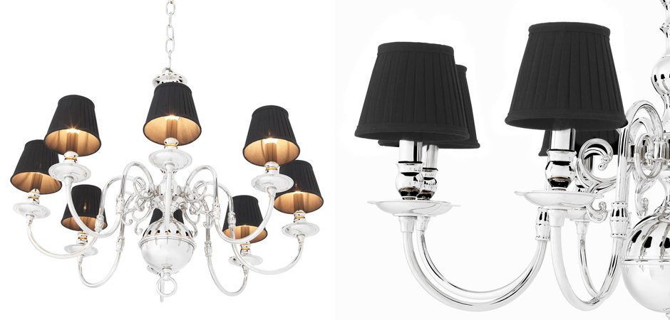Люстра Eichholtz Chandelier Bourbon Nickel - Loft-Concept в Орле