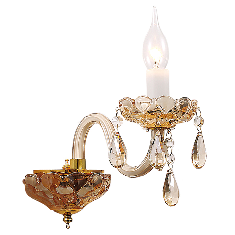 Бра Marcelon Sconce One Глянцевое золото Золотой Шампань Бра Marcelon Sconce One Глянцевое золото Золотой Шампань в Орле | Loft Concept