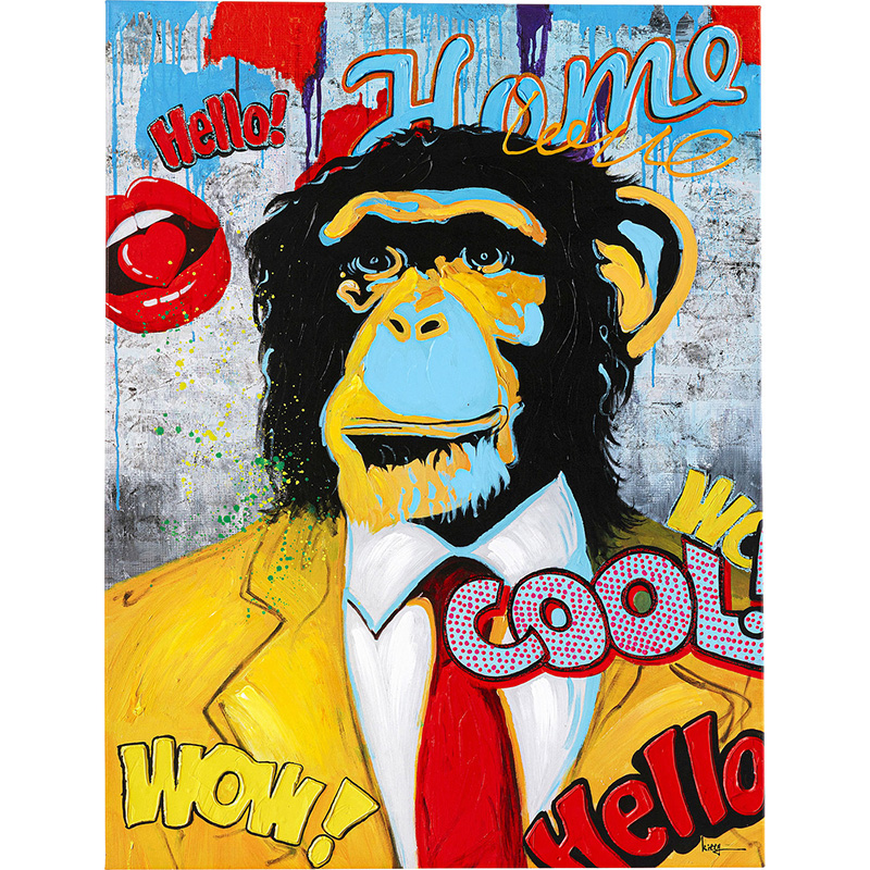 Картина Monkey multicolor Мульти Картина Monkey multicolor Мульти в Орле | Loft Concept