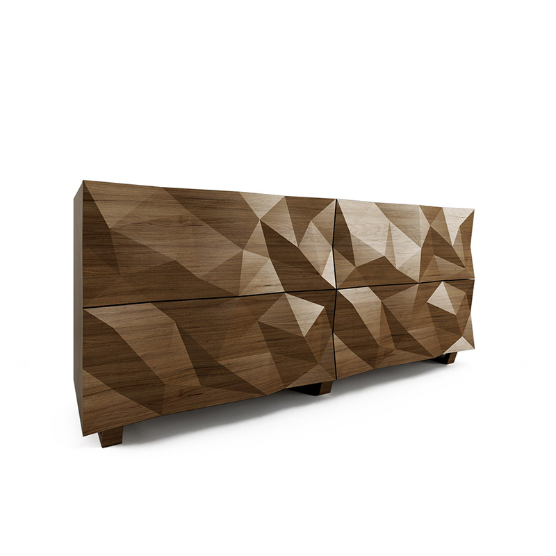 Комод с большими угловыми фигурами, 2 уровня Geometric Greece Комод с большими угловыми фигурами, 2 уровня Geometric Greece в Орле | Loft Concept