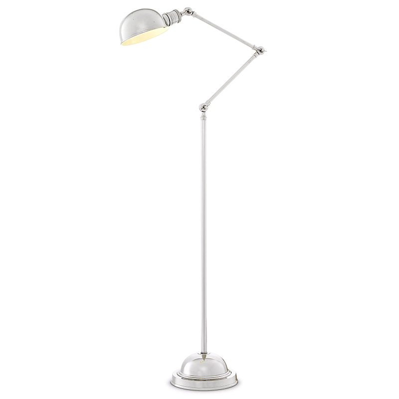 Торшер Eichholtz Floor Lamp Soho Nickel Никель Торшер Eichholtz Floor Lamp Soho Nickel Никель в Орле | Loft Concept