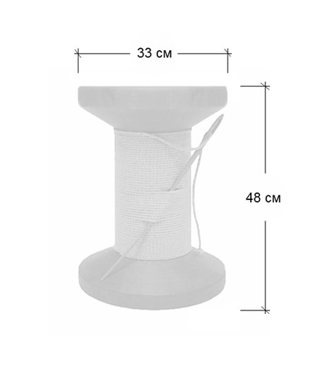 Дизайнерский табурет Thread Reel Wooden Stool в Орле