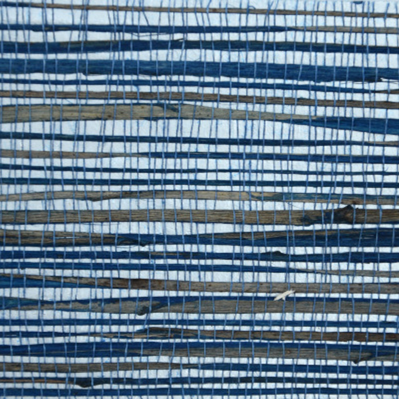 Обои-Соломка из Рафии Синий цвет Raffia Wallpaper Blue II Синий Обои-Соломка из Рафии Синий цвет Raffia Wallpaper Blue II Синий в Орле | Loft Concept