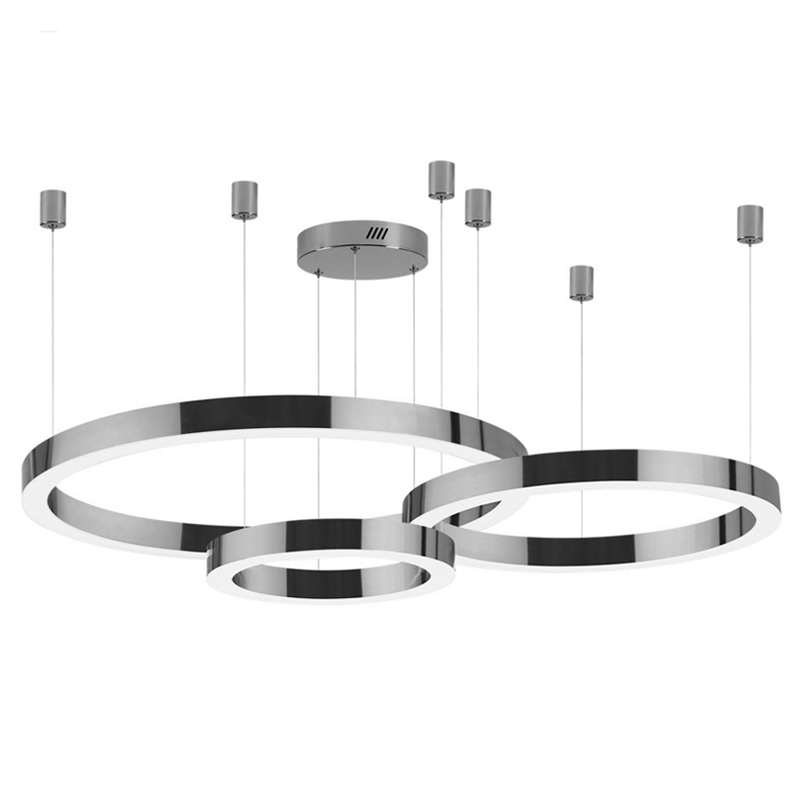 Люстра 3 Nickel Ring Horizontal Никель Люстра 3 Nickel Ring Horizontal Никель в Орле | Loft Concept