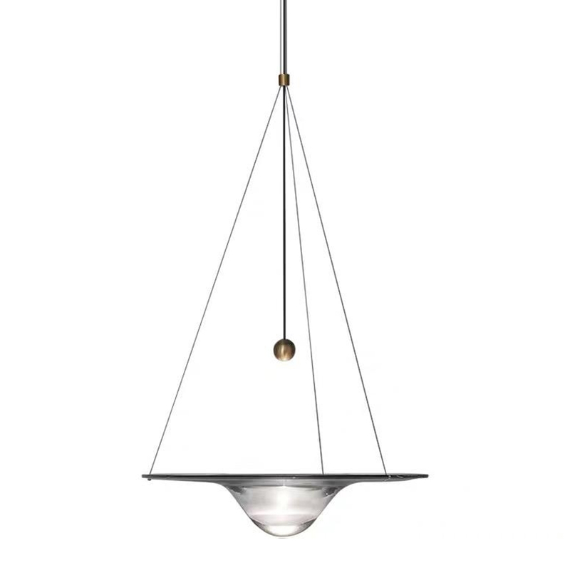 Hesitation Lamp Стеклянный подвесной светильник, имитирующий каплю воды Прозрачное Стекло Латунь Hesitation Lamp Стеклянный подвесной светильник, имитирующий каплю воды Прозрачное Стекло Латунь в Орле | Loft Concept