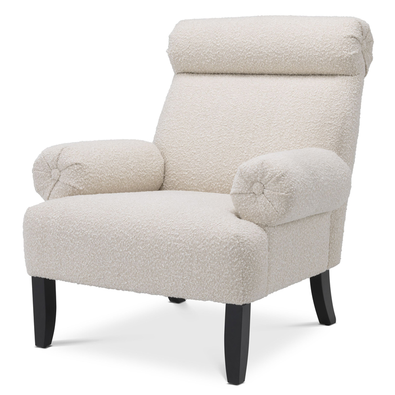 Кресло Eichholtz Chair Didier Кремовый Черный Кресло Eichholtz Chair Didier Кремовый Черный в Орле | Loft Concept