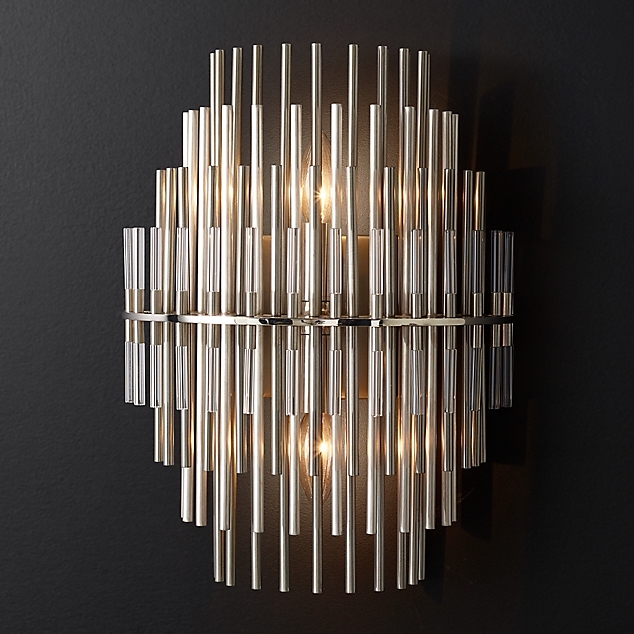 Бра Restoration Hardware Emile Sconce Chrome Прозрачный Латунь Античная полированная Оловянный Бра Restoration Hardware Emile Sconce Chrome Прозрачный Латунь Античная полированная Оловянный в Орле | Loft Concept