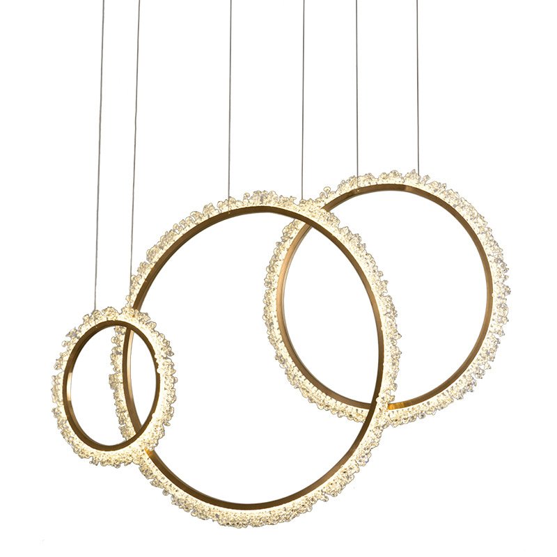 Люстра Prometheus Ring Золотой Люстра Prometheus Ring Золотой в Орле | Loft Concept