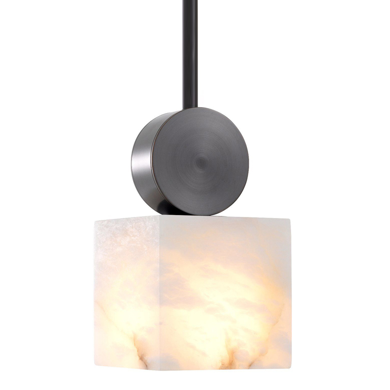 Подвесной светильник Eichholtz Pendant Etruscan Square Bronze Темная бронза Белый Подвесной светильник Eichholtz Pendant Etruscan Square Bronze Темная бронза Белый в Орле | Loft Concept