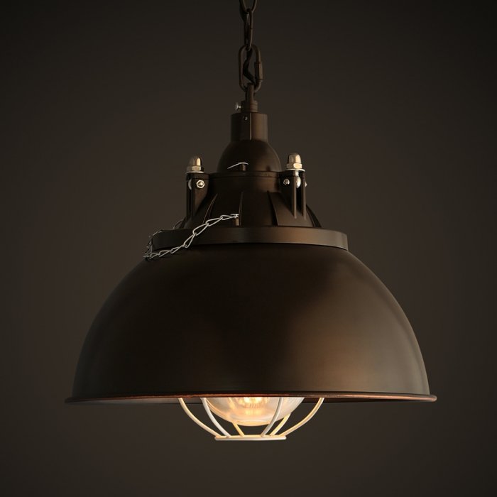 Светильник Loft Industrial Metal Cage Вreamboat Черный Светильник Loft Industrial Metal Cage Вreamboat Черный в Орле | Loft Concept