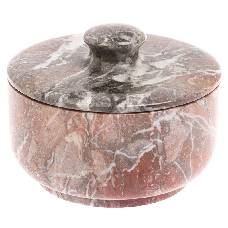 Сахарница из натурального камня Креноид Stone Sugar Bowls Розовый Серый Сахарница из натурального камня Креноид Stone Sugar Bowls Розовый Серый в Орле | Loft Concept
