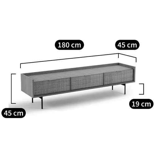 ТВ-тумба с плетеным декором Buckley Wicker TV Stand ТВ-тумба с плетеным декором Buckley Wicker TV Stand в Орле