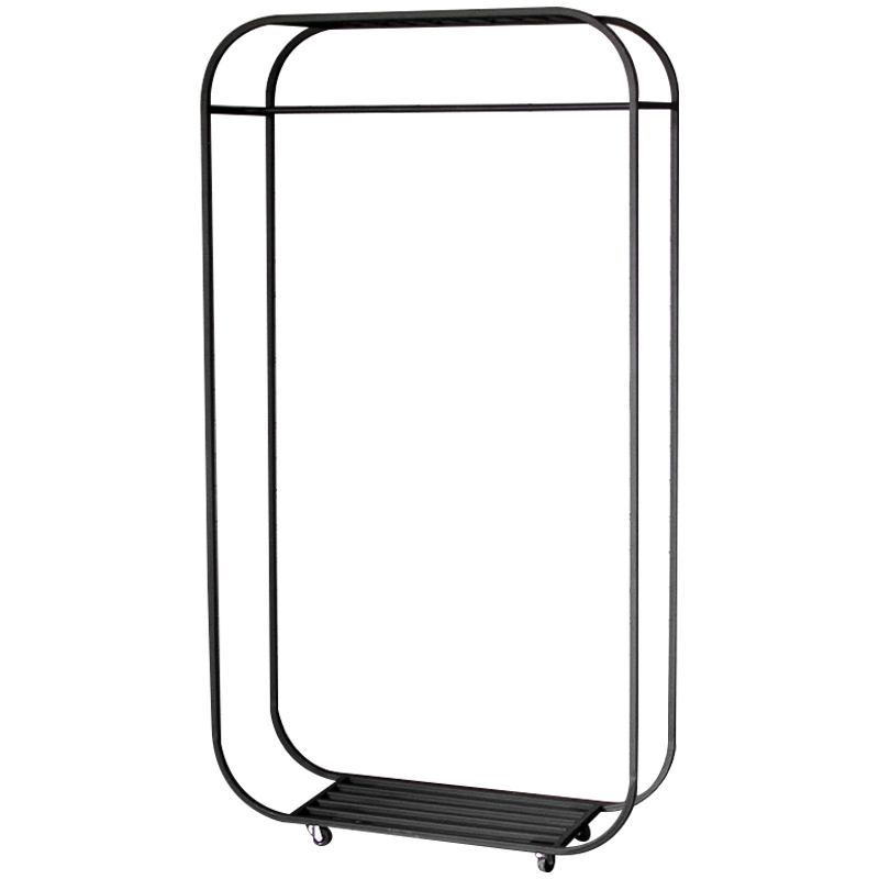 Рейл Kieron Industrial Metal Rust Clothes Rail Черный Рейл Kieron Industrial Metal Rust Clothes Rail Черный в Орле | Loft Concept
