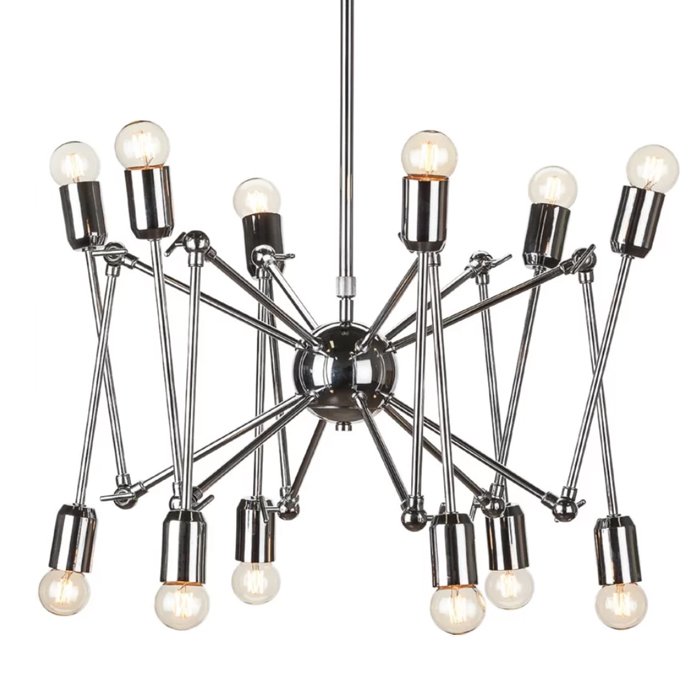 Подвесной светильник LOFT SPUTNIK CHANDELIER SPIDER Silver Серебряный Подвесной светильник LOFT SPUTNIK CHANDELIER SPIDER Silver Серебряный в Орле | Loft Concept