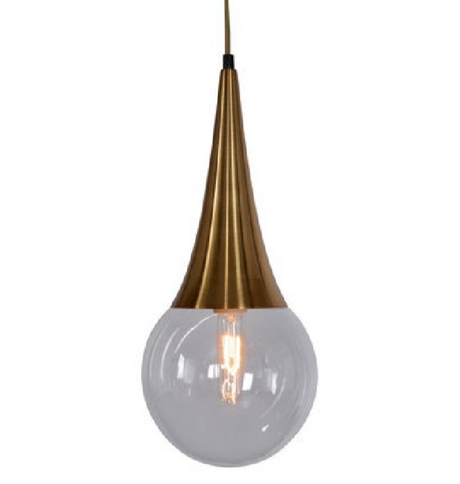 Подвесной светильник Drop Pendant lamp Латунь Античная полированная Подвесной светильник Drop Pendant lamp Латунь Античная полированная в Орле | Loft Concept