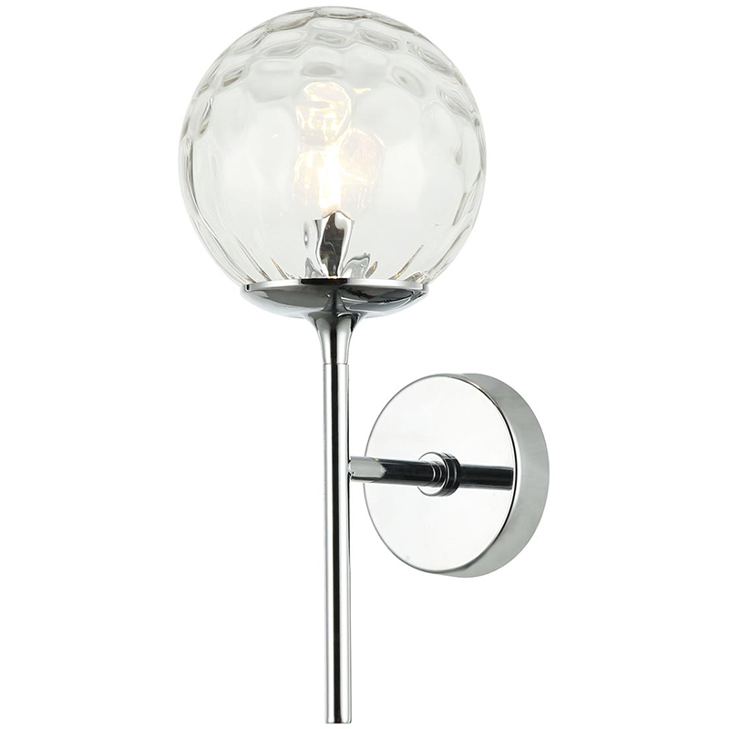 Бра Hartley Wall Lamp Хром Прозрачный Бра Hartley Wall Lamp Хром Прозрачный в Орле | Loft Concept