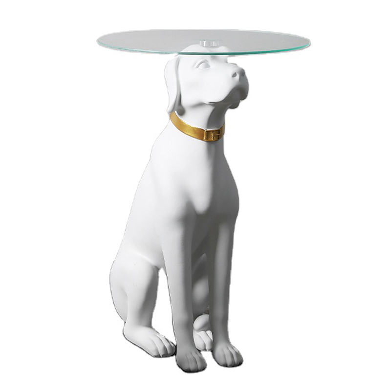Приставной стол White Dog Table Белый Приставной стол White Dog Table Белый в Орле | Loft Concept