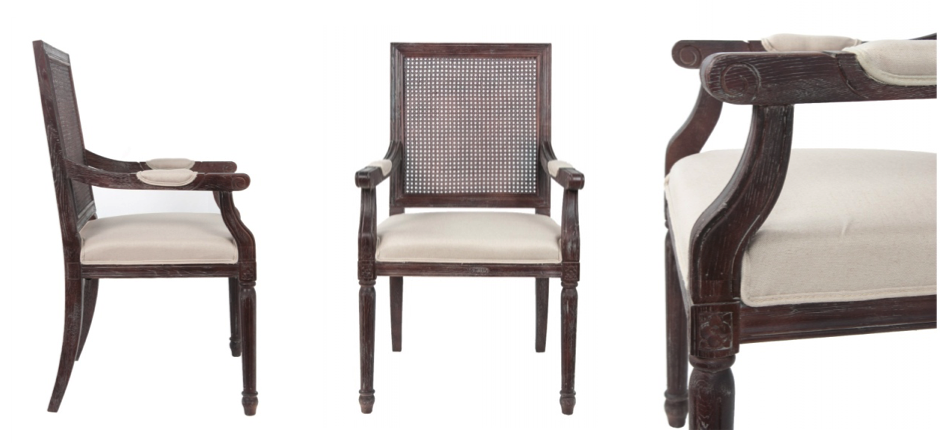 Стул French chairs Provence Garden Brown ArmChair Стул French chairs Provence Garden Brown ArmChair - Loft-Concept в Орле