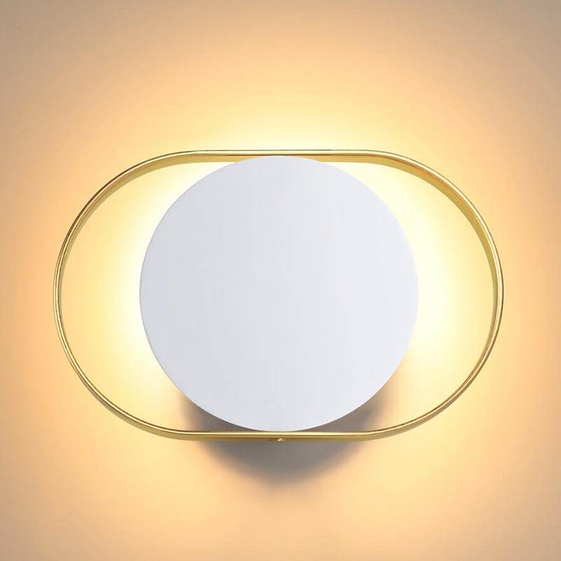 Бра Globo Ocular Sconce Oval White Золотой Белый Бра Globo Ocular Sconce Oval White Золотой Белый в Орле | Loft Concept