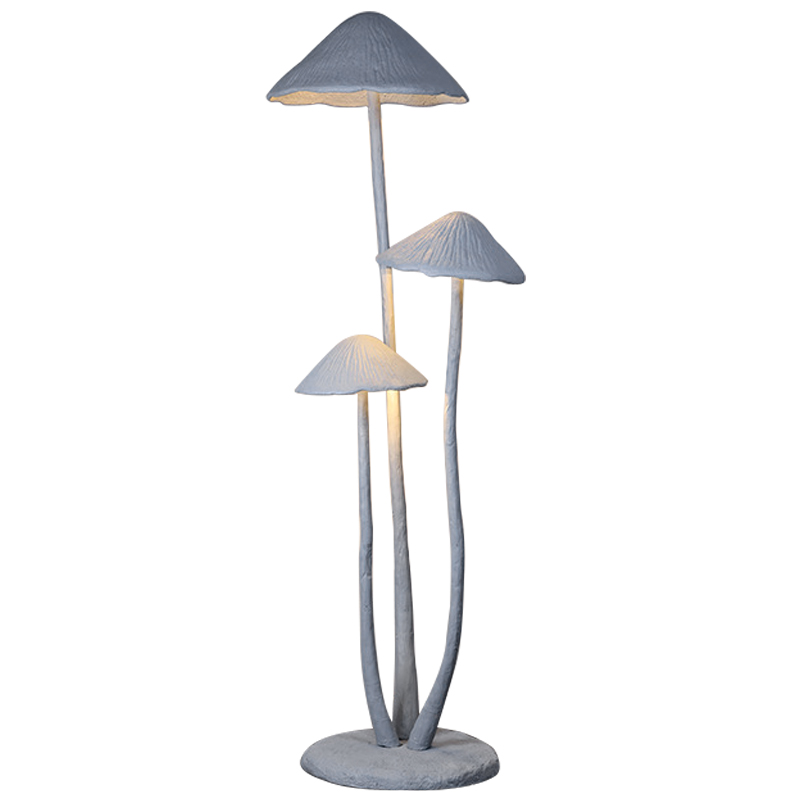 Торшер в виде грибов Floor lamp three mushrooms Серый Торшер в виде грибов Floor lamp three mushrooms Серый в Орле | Loft Concept
