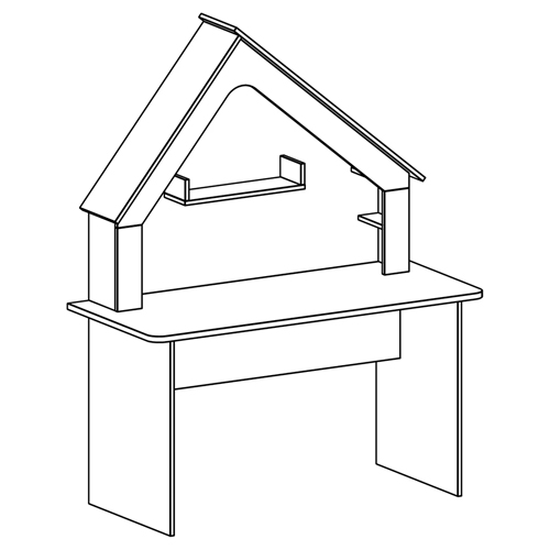 Письменный стол в детскую Tiny Town Desk Письменный стол в детскую Tiny Town Desk в Орле