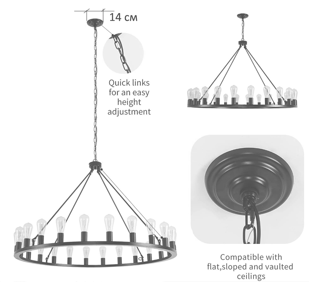 Люстра Camino Round Chandelier 18 Restoration Hardware  в Орле