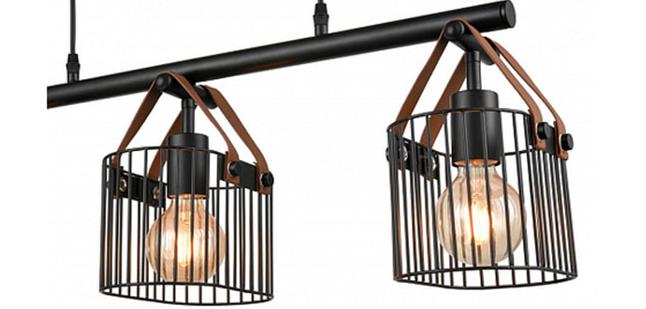 Люстра Cage Wire Color Linear black Люстра Cage Wire Color Linear black - Loft-Concept в Орле