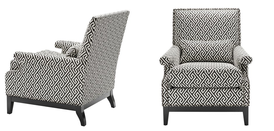 Кресло Eichholtz Chair Goldoni Black Кресло Eichholtz Chair Goldoni Black - Loft-Concept в Орле