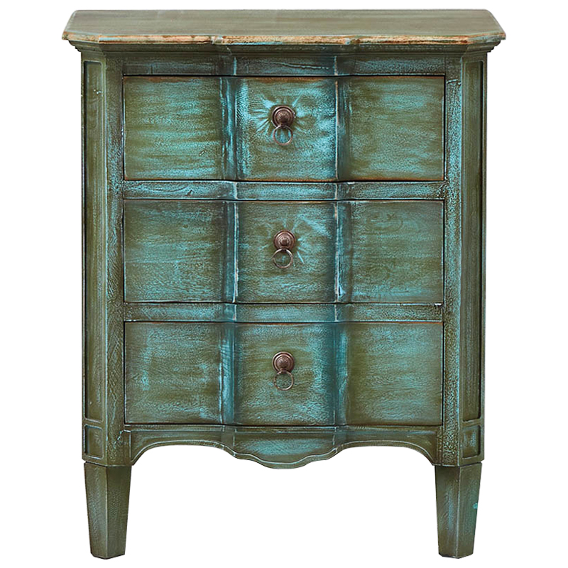 Комод прованс Lachlan Provence Chest of Drawers Зеленый Бирюзовый в Орле | Loft Concept 