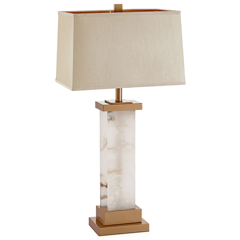 Настольная Лампа Мрамор Table lamp marble two ivory ( слоновая кость ) Латунь Настольная Лампа Мрамор Table lamp marble two ivory ( слоновая кость ) Латунь в Орле | Loft Concept