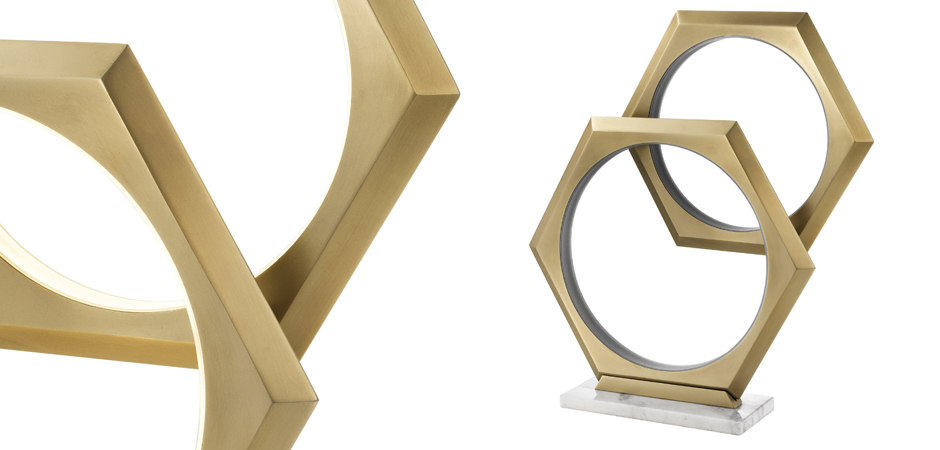 Настольная лампа Eichholtz Table Lamp Hexum Настольная лампа Eichholtz Table Lamp Hexum - Loft-Concept в Орле