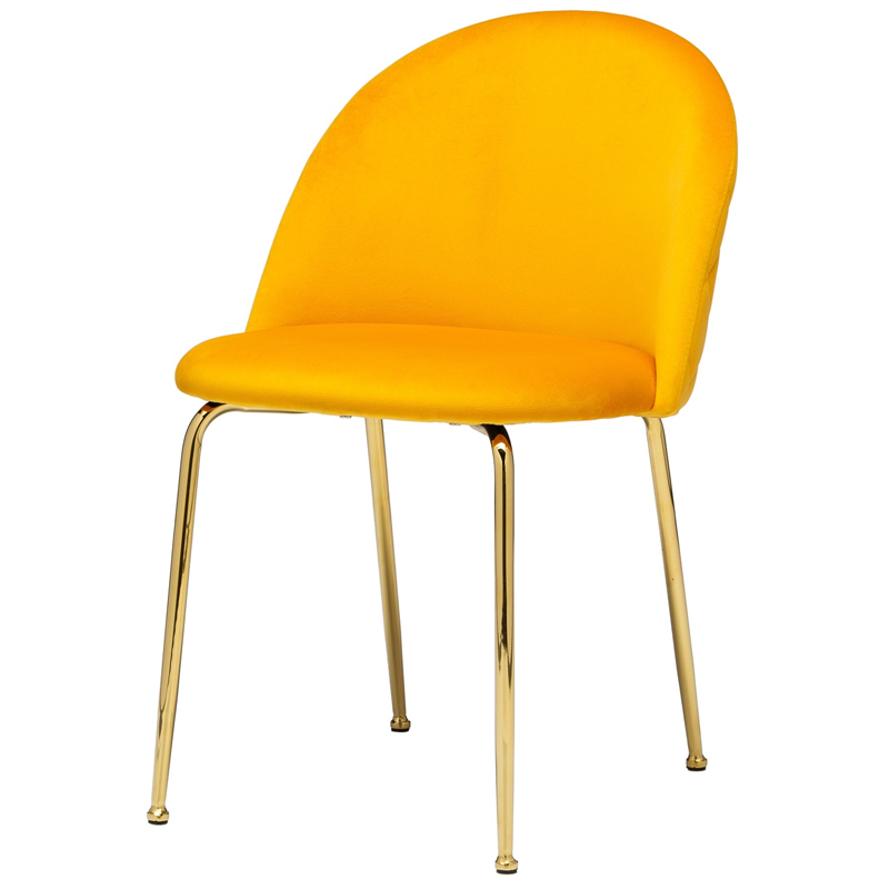 Стул Vendramin Dining Chair yellow Желтый Глянцевое золото Стул Vendramin Dining Chair yellow Желтый Глянцевое золото в Орле | Loft Concept