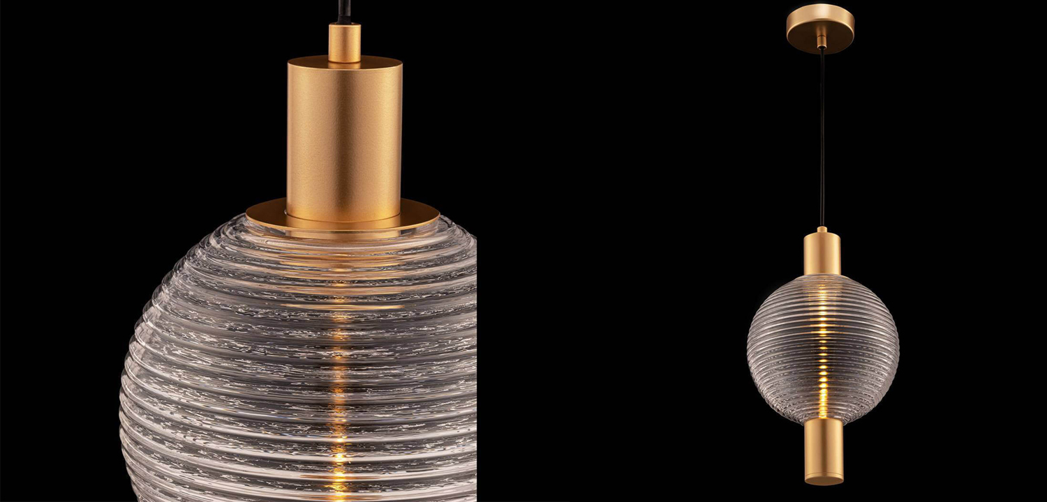 Подвесной светильник Marcelh Light brass - фото