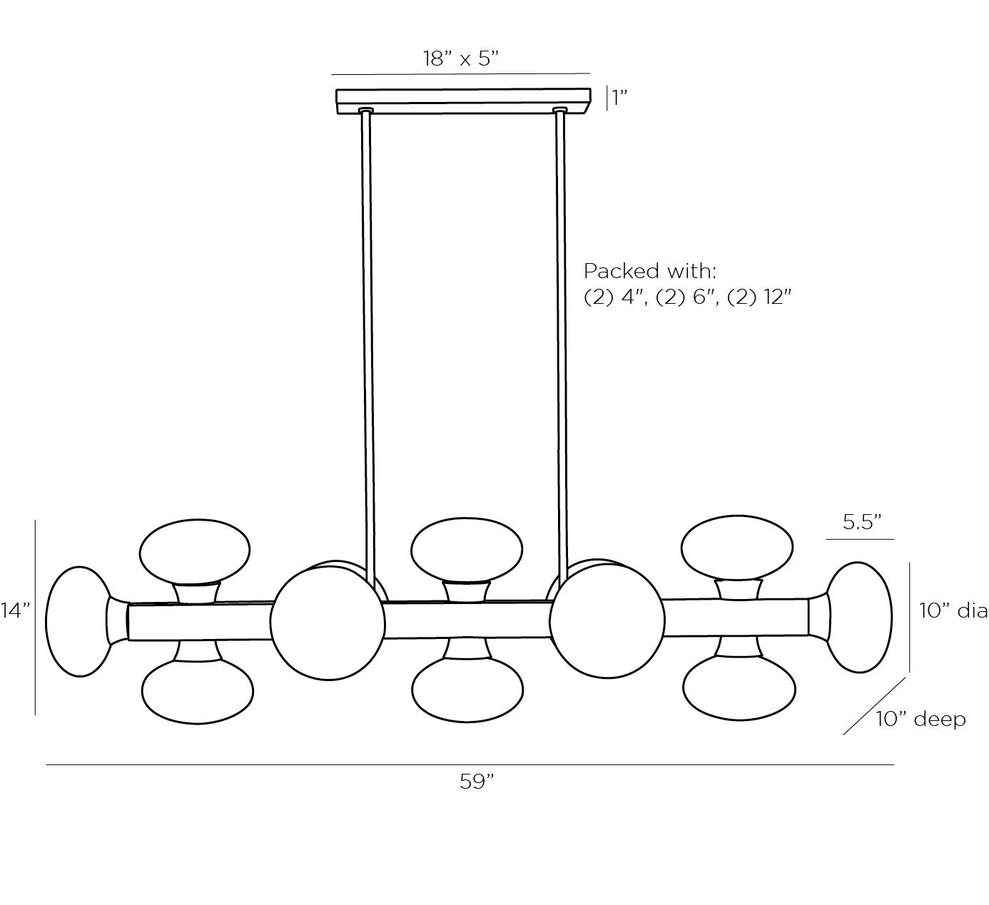 Люстра Arteriors KLARISSA CHANDELIER Люстра Arteriors KLARISSA CHANDELIER в Орле