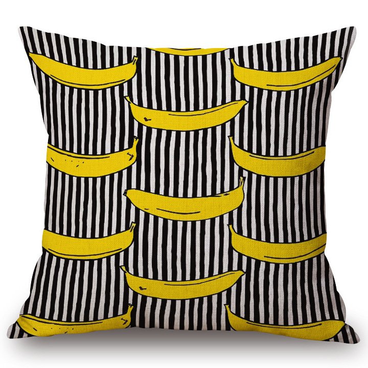 Декоративная подушка Black & White Stripes Декоративная подушка Black & White Stripes в Орле | Loft Concept