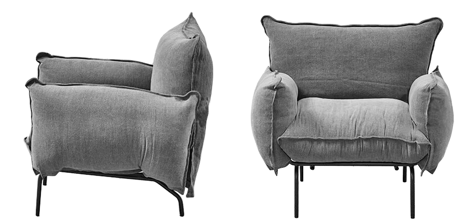Кресло Elsa Armchair Gray Кресло Elsa Armchair Gray - Loft-Concept в Орле