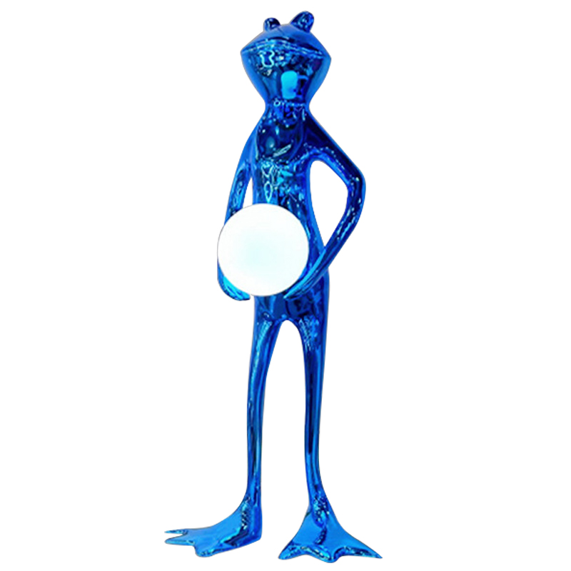 Торшер Resort Frog with a ball Lamp Синий Торшер Resort Frog with a ball Lamp Синий в Орле | Loft Concept