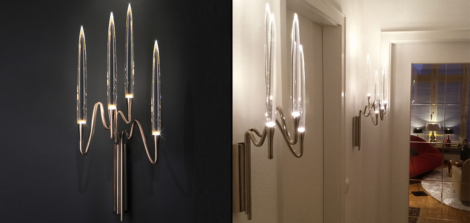 Бра Golden candle 3 Wall Sconce 4 лампы Бра Golden candle 3 Wall Sconce 4 лампы - Loft-Concept в Орле