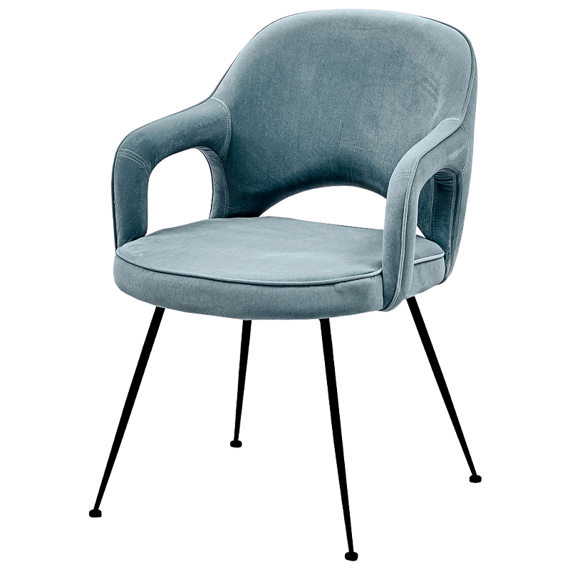 Стул Taube Stool Pastel Blue Голубой пастельный Черный Стул Taube Stool Pastel Blue Голубой пастельный Черный в Орле | Loft Concept