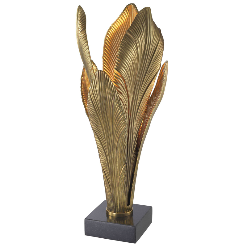 Настольная лампа Eichholtz Table Lamp Maui Золотой Черный Настольная лампа Eichholtz Table Lamp Maui Золотой Черный в Орле | Loft Concept