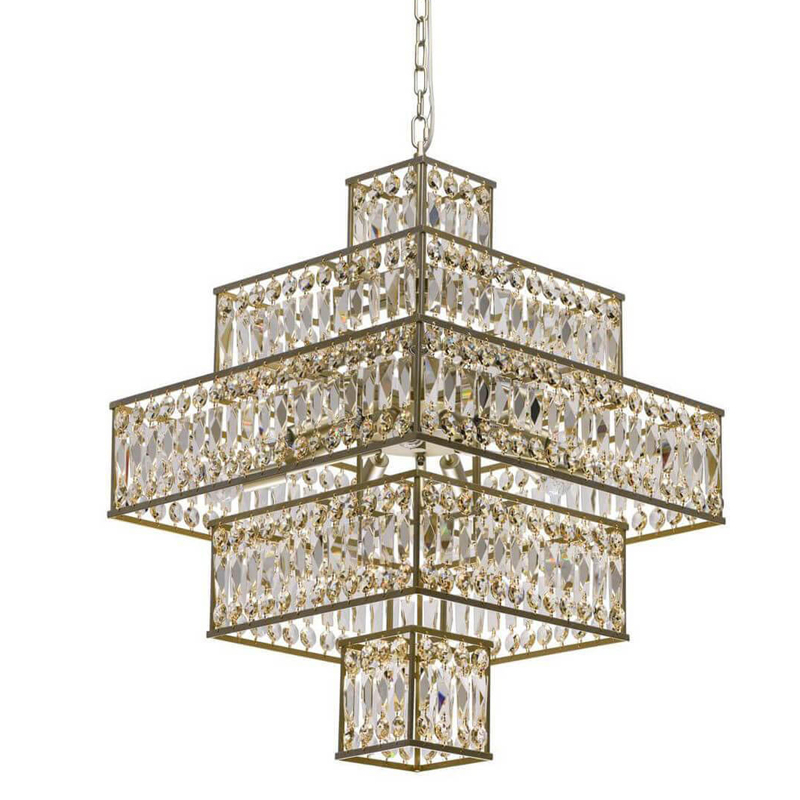 Люстра Crystal Inserts Lamp amber 16 Золотой Янтарь (Amber) Люстра Crystal Inserts Lamp amber 16 Золотой Янтарь (Amber) в Орле | Loft Concept